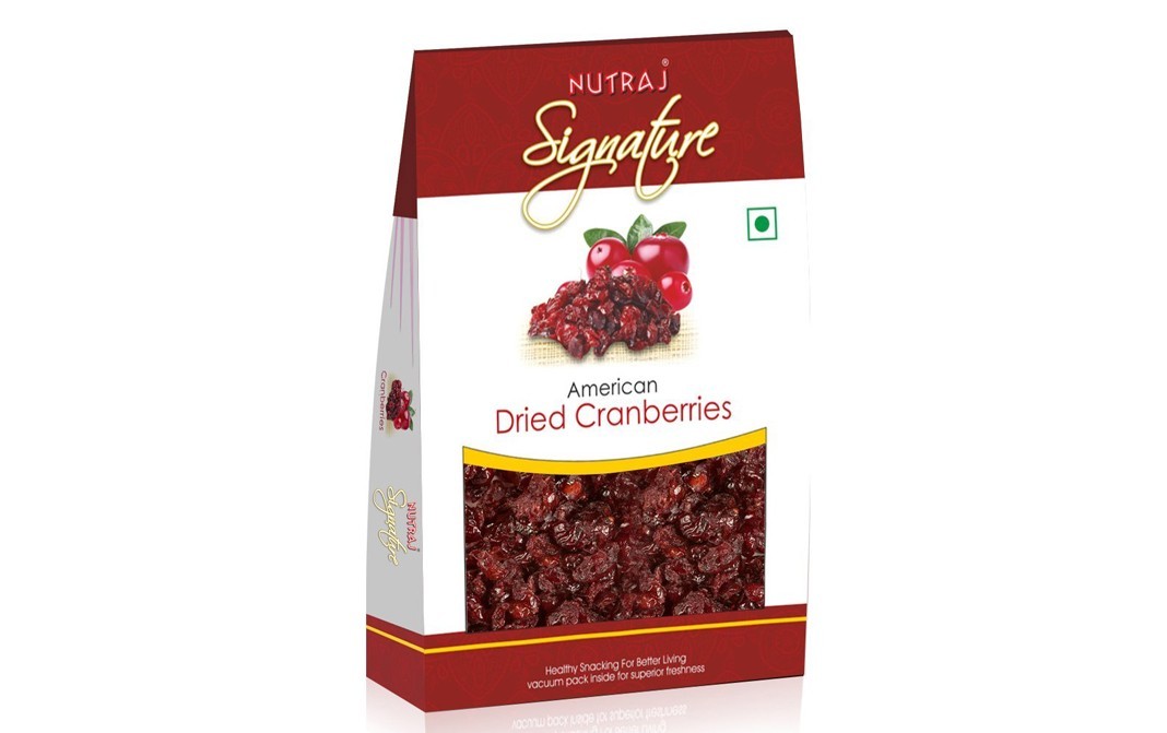 Nutraj Signature American Dried Cranberries    Box  200 grams